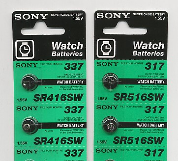Importador de Pilas 337 -  317 Sony Distribuidor de pilas, relojes, baterias