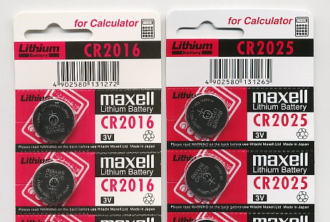 Importador de Pilas CR2016 - CR2025 -  CR2032 Maxell Distribuidor de pilas, relojes, baterias