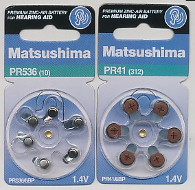 Importador de Pilas PR41-PR536 Matsushima Distribuidor de pilas, relojes, baterias