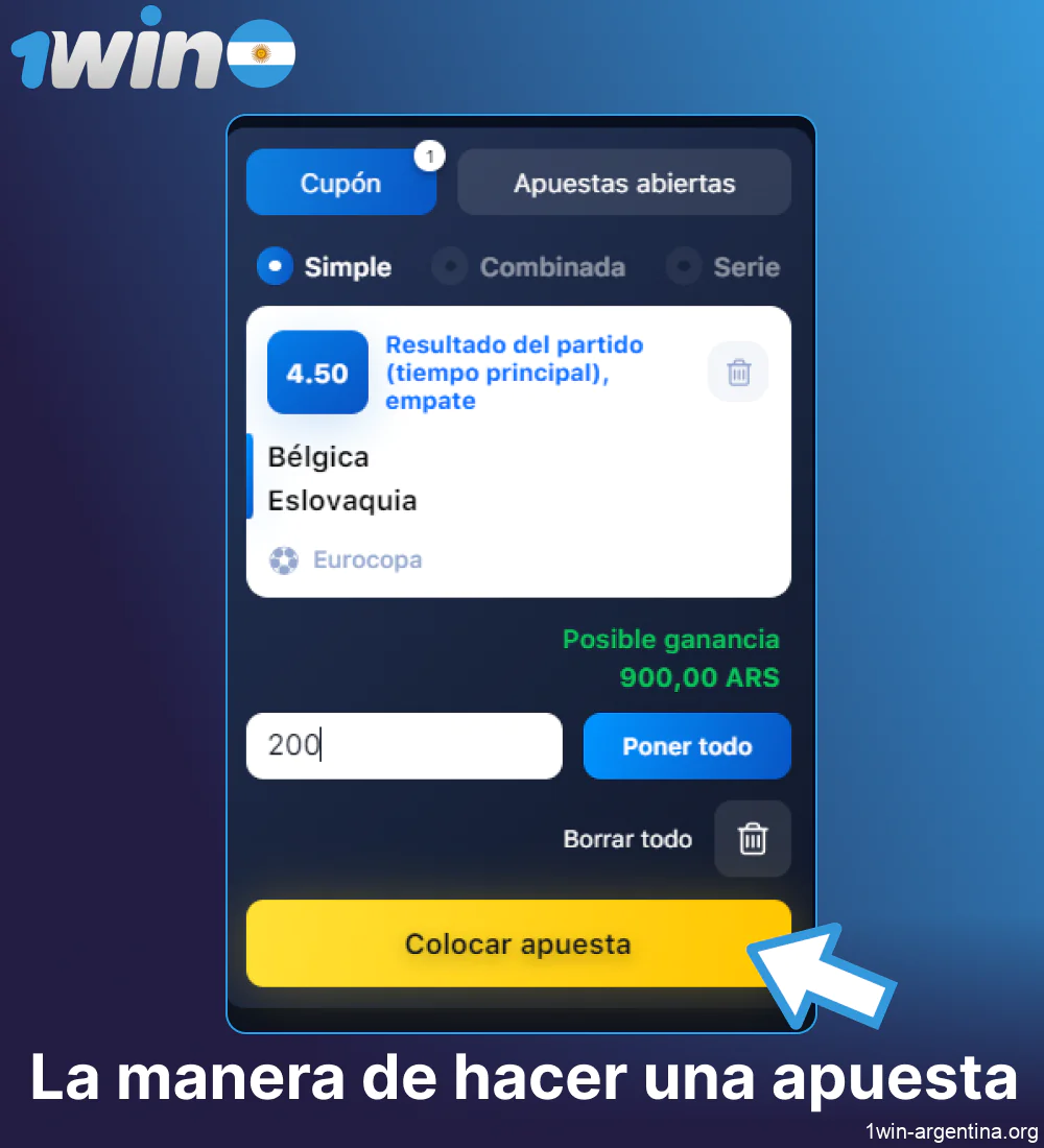 Guía para hacer apuestas deportivas en 1win Argentina
