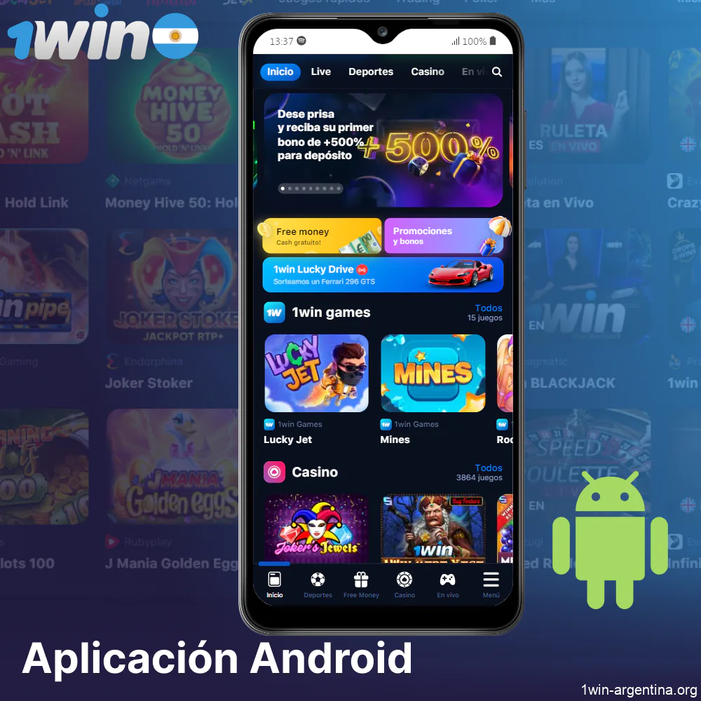 Guía de instalación de la aplicación móvil 1win disponible en dispositivos Android
