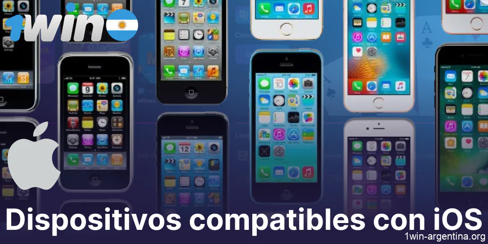 Dispositivos iOS que son compatibles con la aplicación móvil 1win en Argentina