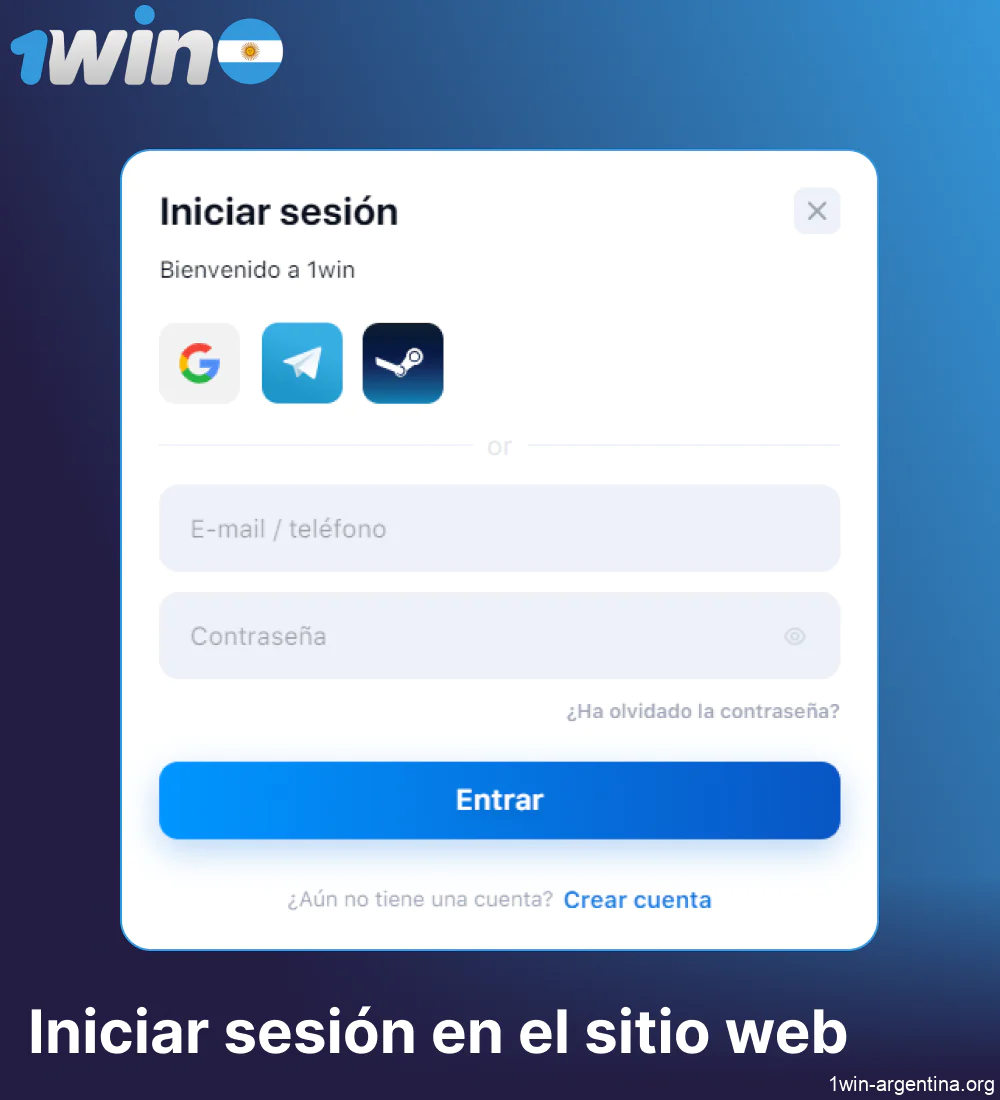Instrucciones para empezar a jugar en el sitio web de 1win
