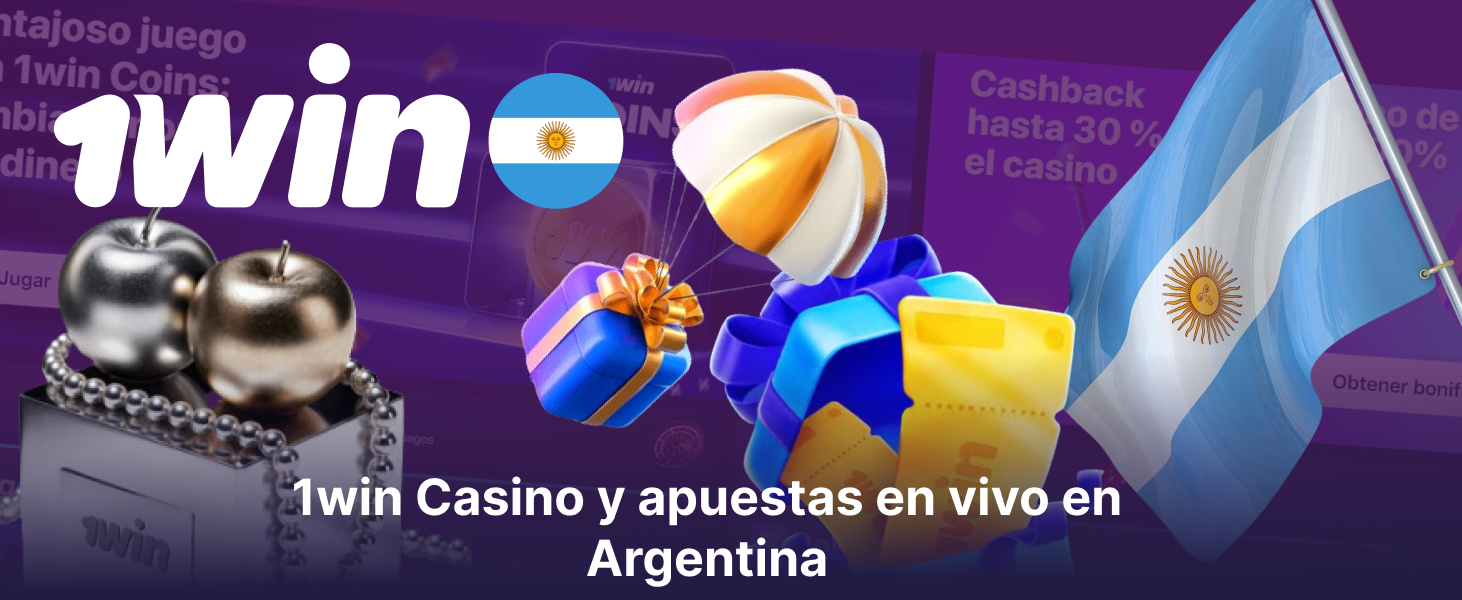 Sitio web de casino y apuestas deportivas 1win disponible para jugadores de Argentina.